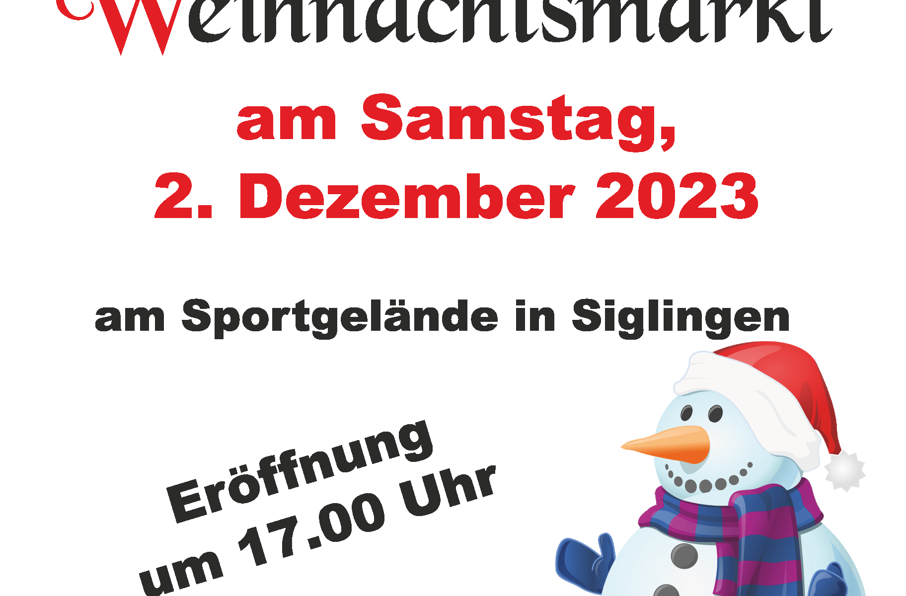 Weihnachtsmarkt 2023